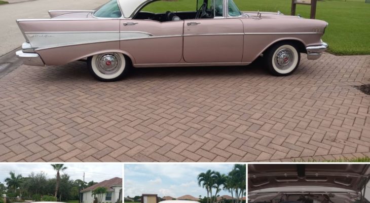 Get to Know the Vintage Gorgeousness of the 1957 Chevrolet Bel Air 4 Door Hardtop